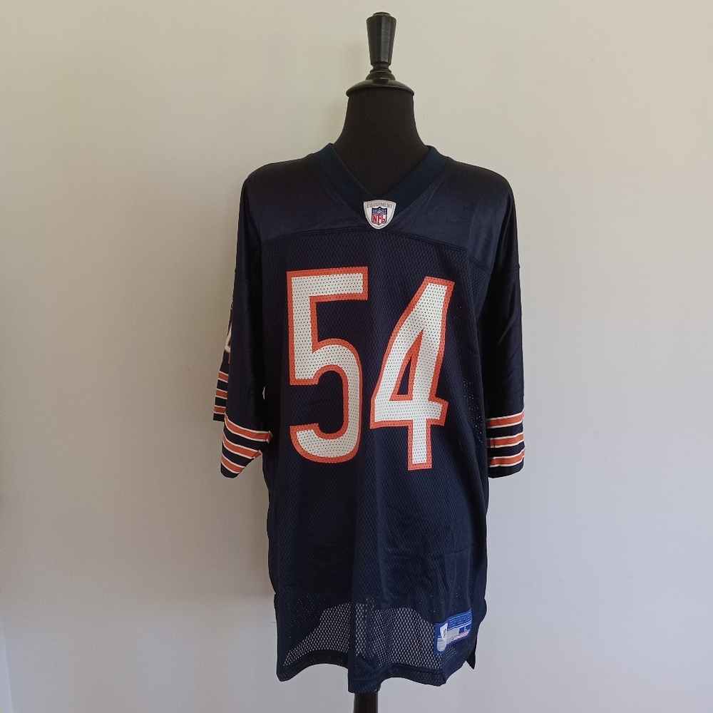 VINTAGE REEBOK NFL BRIAN URLACHER CHICAGO BEARS JERSEYMENS SIZE LARGE